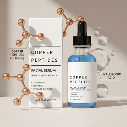 (GHK-Cu) Bioactive Copper Peptides Facial Repair Serum